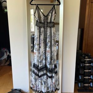 NEW - BHLDN Nicholas Siobhan Silk Floral Maxi Dress Size 4